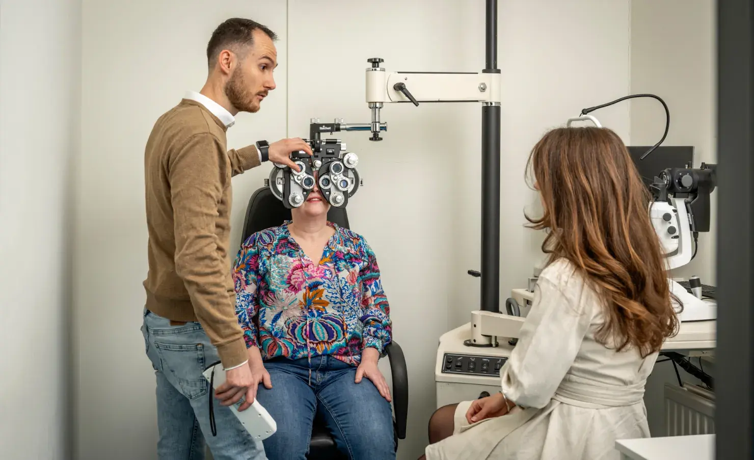 Oogmeting bij opticien