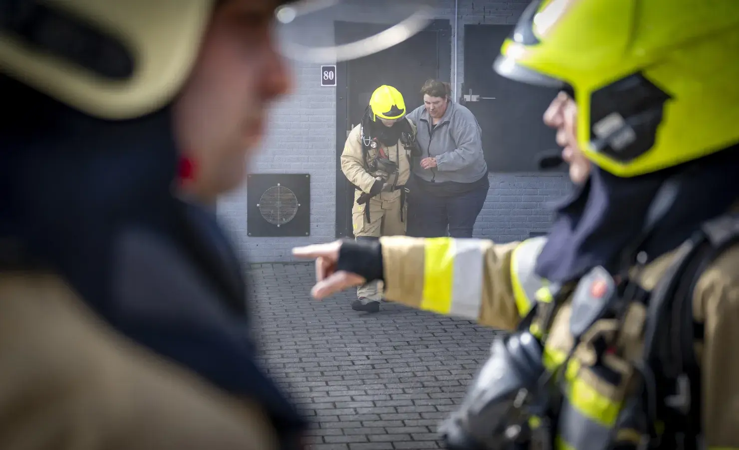 Leidinggevende bij de brandweer