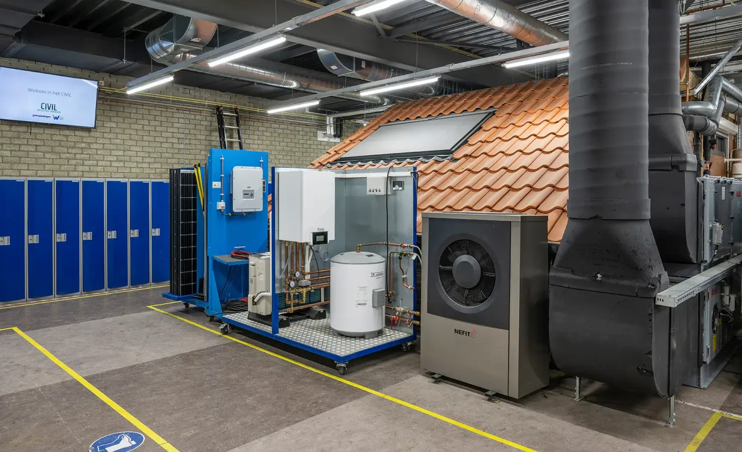 Werkplaats CIVIL warmtepomp