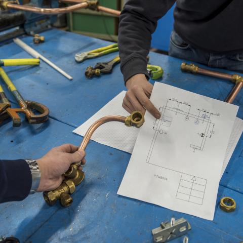 Tekening lezen en materialen uitzoeken