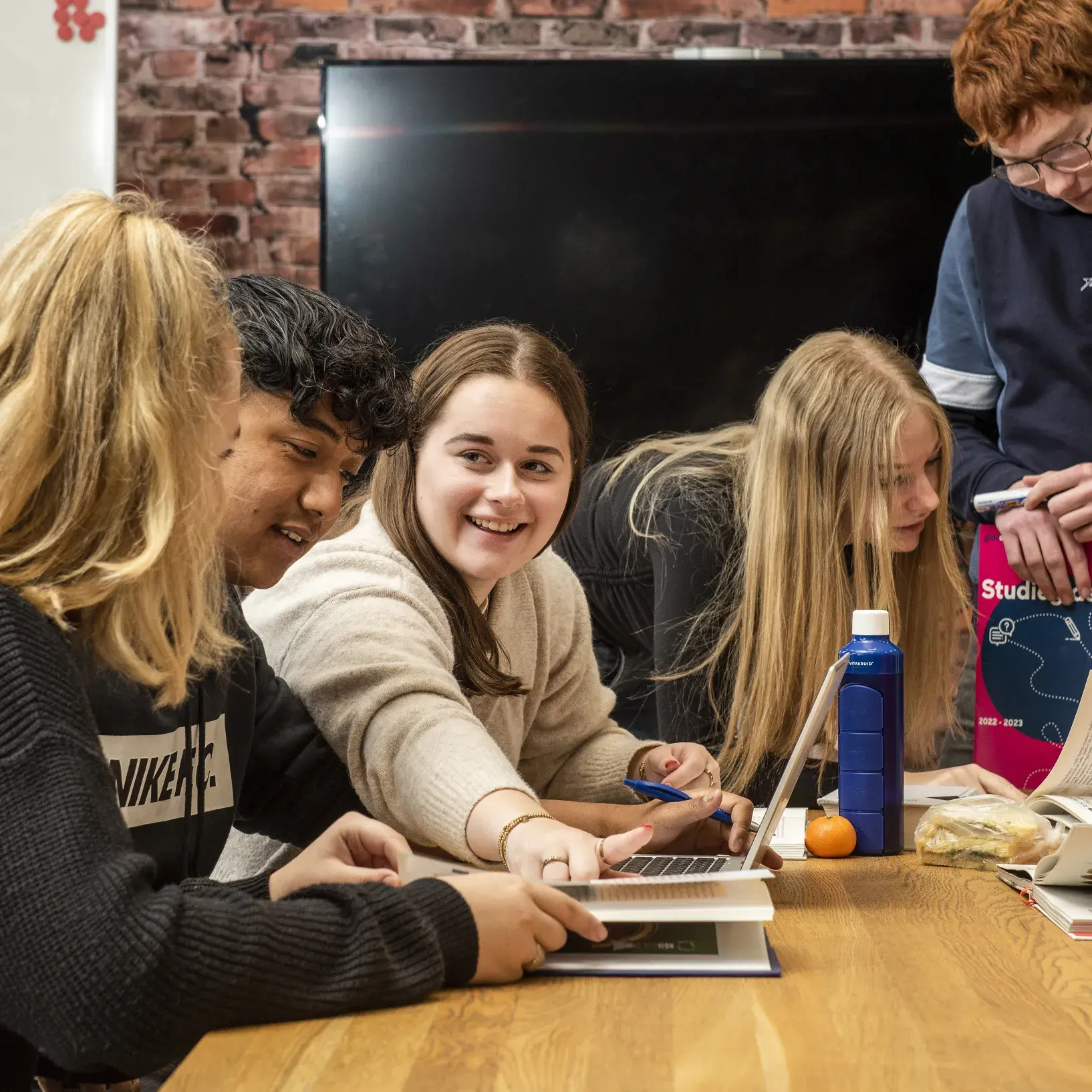 Studenten in het studielandschap