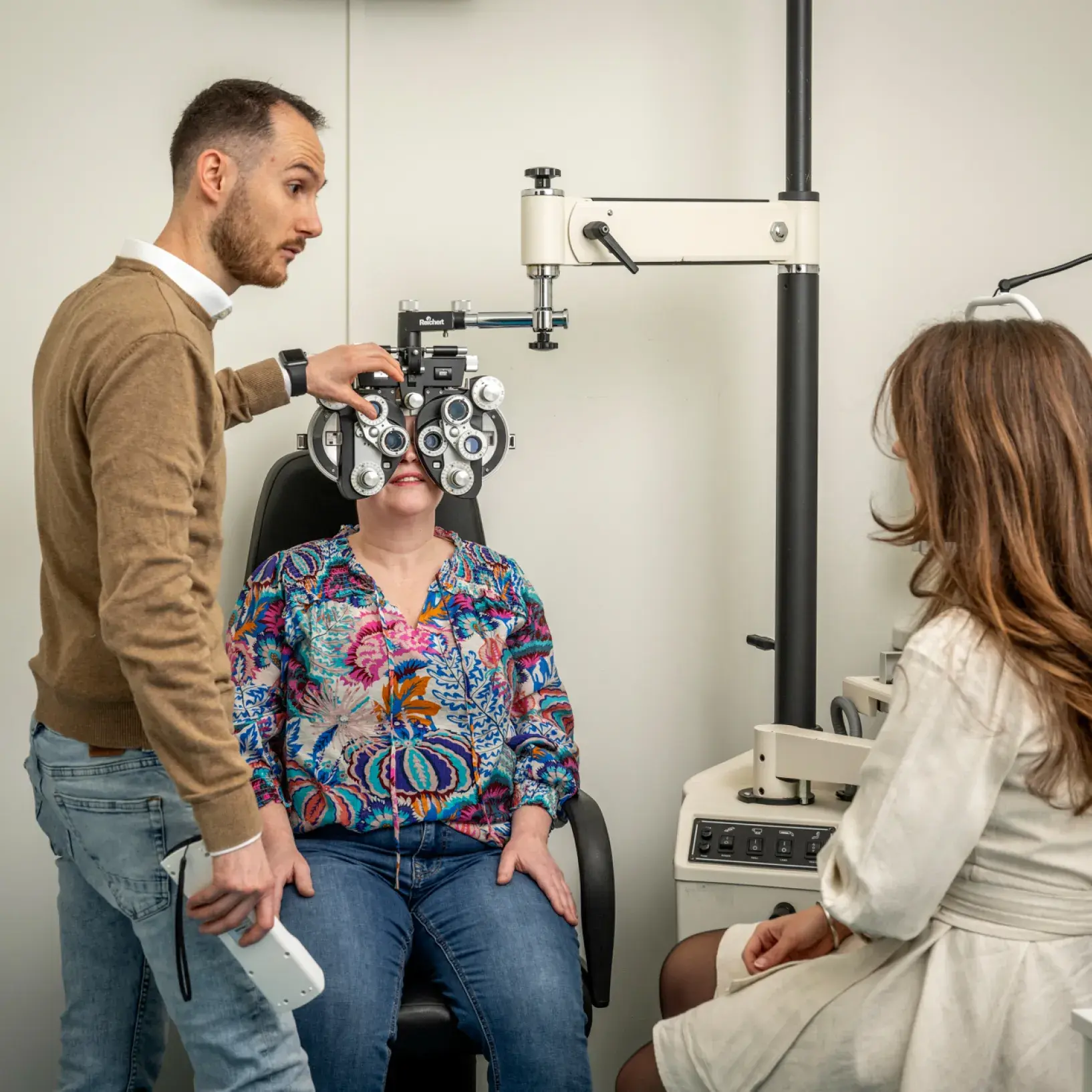 Oogmeting bij opticien