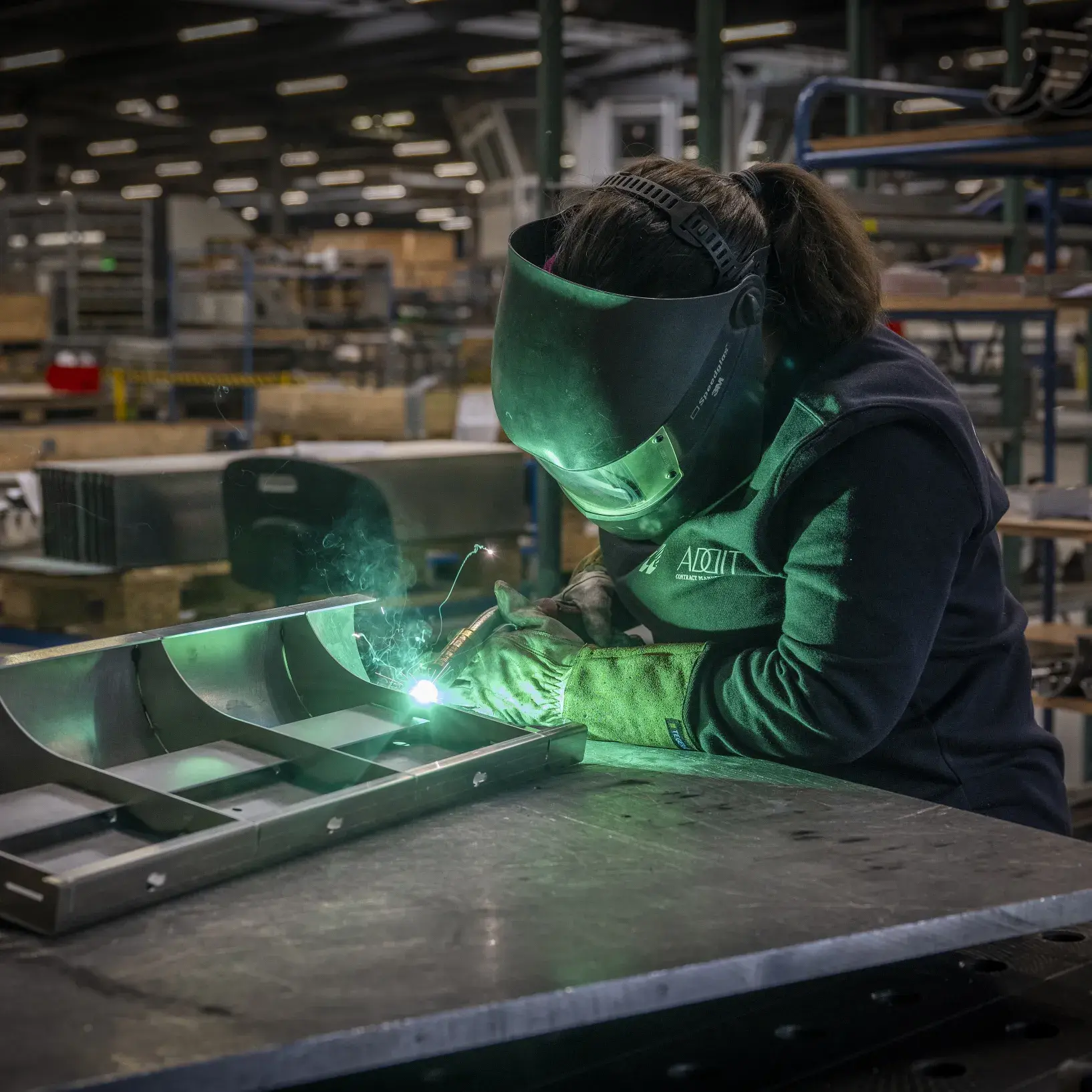 Lassen in de werkplaats