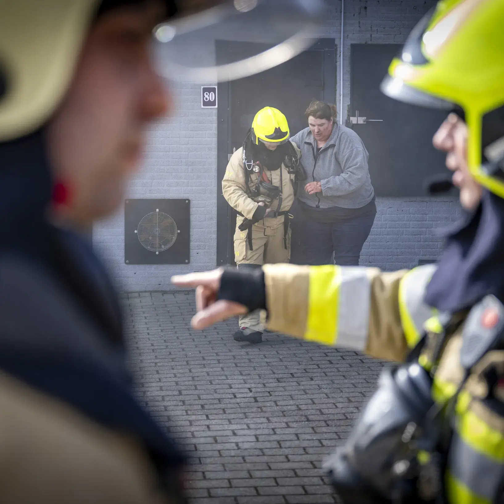 Leidinggevende bij de brandweer